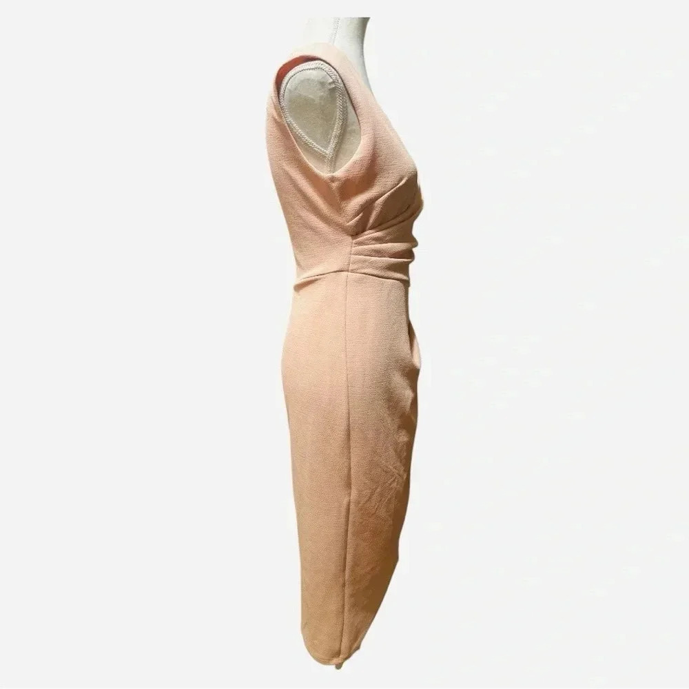 White House Black Market Pink Knit Sheath Dress Size 2 - Picture 3 of 10